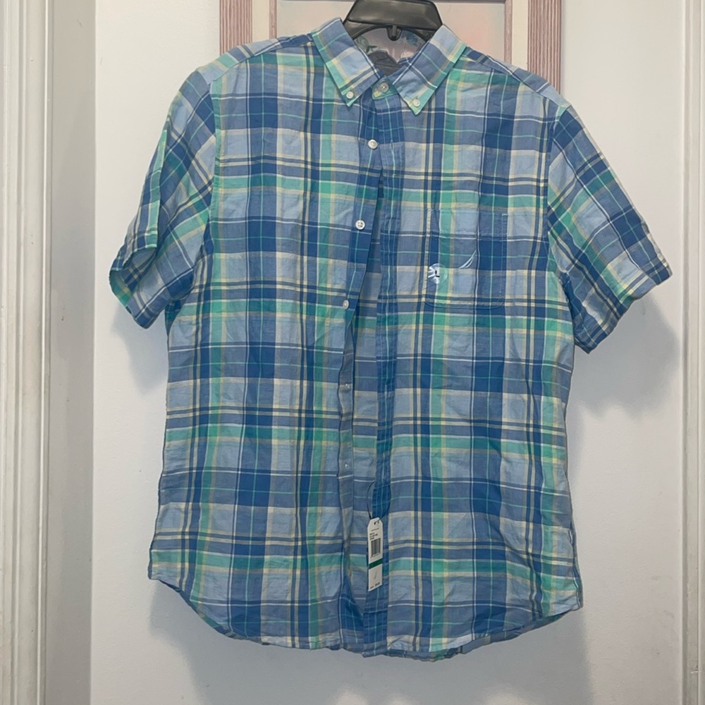 Nautica Blue Button down shirt